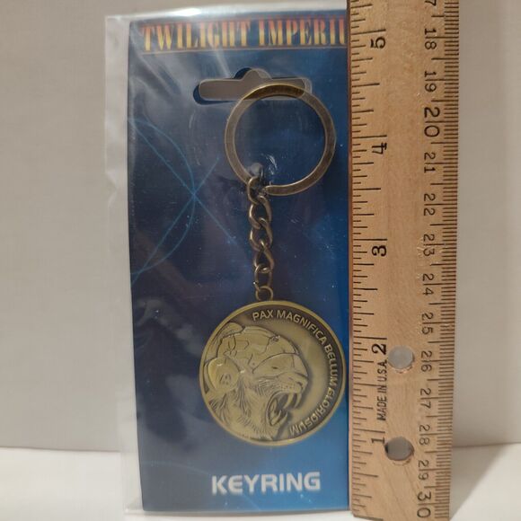 Twilight Imperium Pax Magnifica Bellum Gloriosum Keyring Official Metal Keychain - Picture 3 of 3